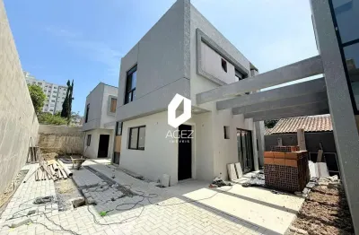 Sobrado novo a venda - 03 quartos 01 suíte 02 vagas - lindoia- curitiba pr!