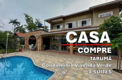 Casa a venda no condomínio vivenda verde no bairro tarumã