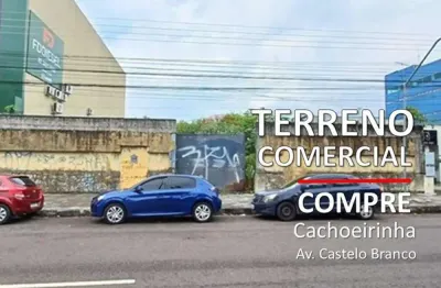 Terreno comercial à venda, cachoeirinha, 22,82 x 89,39m, av. castelo branco – manaus