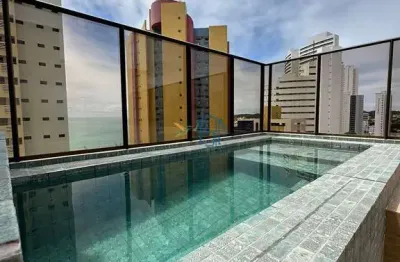 Condomínio cacau flat - oportunidade apartamento em ponta negra/natal rn/cobertura duplex/condomínio cacau flat