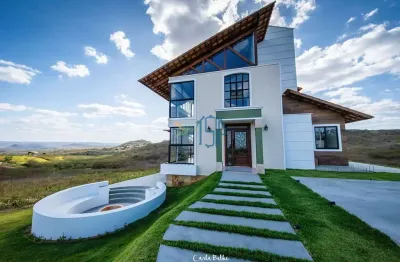 Condomínio quintas da serra 1 - casa alto padrão / casa alto padrão em condominio em região serrana / casa em serra de são bento -rn/ chalé em serra de são bento /