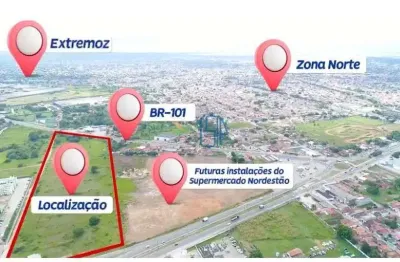 Terreno à venda na Avenida Brasil, 590, Centro, São Gonçalo do Amarante