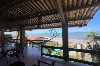 Casa em pitangui - casa alto padrão/oportunidade rara: casa à beira-mar com vista paradisíaca em pintangui rn