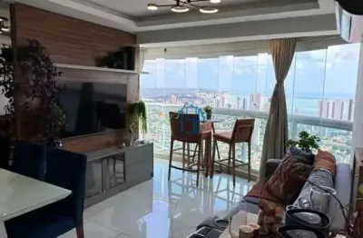 Condomínio estrela do atlântico - apartamento alto padrão/ apartamento a venda / apartamento com mobília/