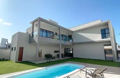 Casa em condomínio/oportunidade. casa espetacular na beira mar no condomínio monte alegre em são miguel do gostoso.