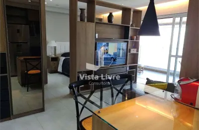 Apartamento à venda, brooklin, são paulo, pronto para morar com 1 quarto e 1 vaga