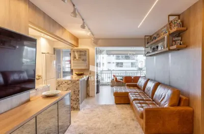Apartamento à venda, 100% mobiliado no bairro cidade monções, são paulo, com 2 quartos e 1 vaga