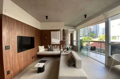 Apartamento à venda, vila olímpia, são paulo, pronto para morar com 1 quarto e 2 vagas