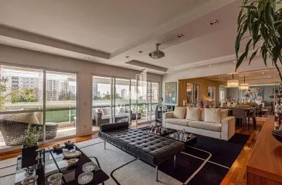 Apartamento à venda, brooklin, são paulo, pronto para morar com 4 suítes e 4 vagas