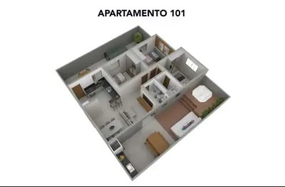 Área privativa à venda, 2 quartos, 1 suíte, 2 vagas, araguaia - belo horizonte/mg