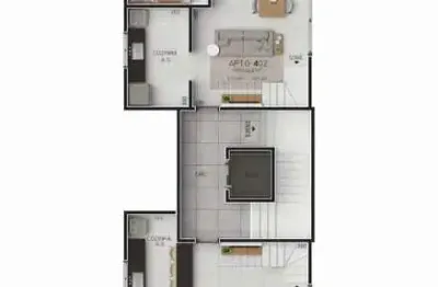 Cobertura à venda, 2 quartos, 1 suíte, 2 vagas, milionários - belo horizonte/mg