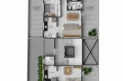 Área privativa à venda, 2 quartos, 1 suíte, 2 vagas, milionários - belo horizonte/mg