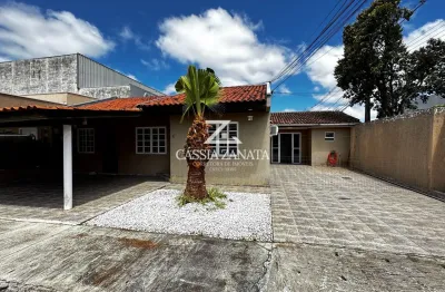 Casa térrea 3 quartos, area gourmet em condominio fechado - são josé dos pinhais