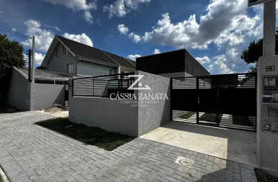 Casa térrea 3 quartos sendo uma suite, quintal - uberaba - curitiba