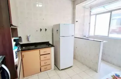 Apartamento para venda em santos, estuário, 2 dormitórios, 1 banheiro, 1 vaga