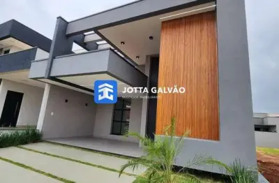 Casa com 03 dormitórios no condomínio terras da estância - paulinia