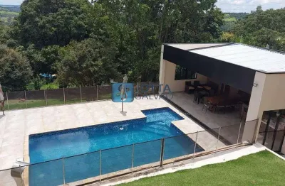 Casa sobrado à venda no colinas do castelo em jaguariúna - elegância e espaço