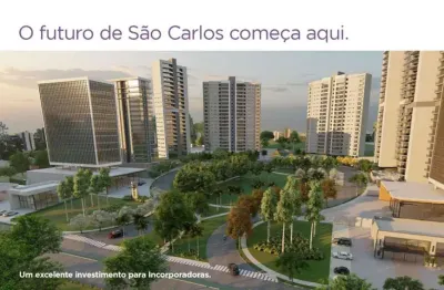 Terreno em condomínio fechado à venda na Avenida Comendador Alfredo Maffei, Jardim São Carlos, São Carlos