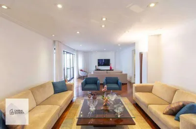 Maravilhoso apartamento com 5 dormitórios à venda, 272 m² por r$ 2.900.000 - campo belo - são paulo/sp