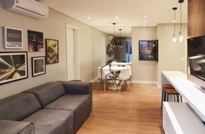 Flat com 1 suíte à venda por r$ 742.000 - chácara santo antônio - são paulo/sp