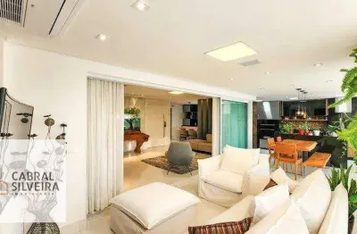 Apartamento mobiliado com varanda gourmet e 3 suítes – 241 m² no jardim das perdizes