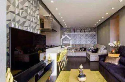 Apartamento com 3 dormitórios à venda, 87 m² - vila anastácio - praças da lapa
