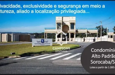 Terreno à venda, 1233 m² por r$ 925.162,50 - alto da boa vista - sorocaba/sp