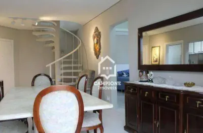 Cobertura com 3 dormitórios à venda, 196 m² por r$ 2.800.000,00 - riviera - bertioga/sp