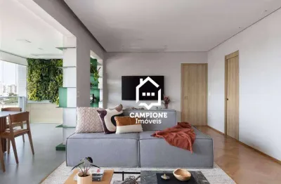 Apartamento à venda, 134 m² por r$ 2.170.000,00 - vila anastácio - são paulo/sp