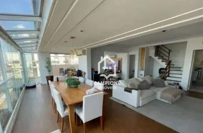 Cobertura com 4 dormitórios, 234 m² - venda por r$ 4.300.000,00 ou aluguel por r$ 22.853,62/mês - vila leopoldina - são paulo/sp