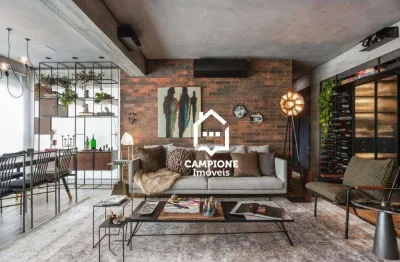 Apartamento com 2 dormitórios à venda, 123 m² por r$ 2.800.000 - pompeia - edifício barão