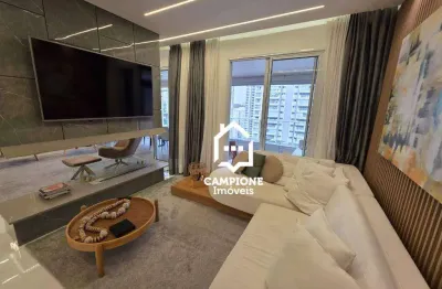 Apartamento com 3 dormitórios para alugar, 134 m² por r$ 12.000/mês - vila anastácio - quintas da lapa