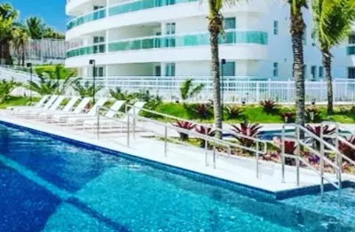 Lindo apartamento com 57m² resort beira mar litoral sul de natal