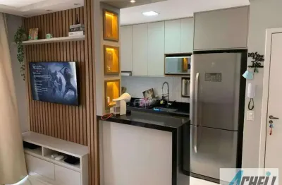 Apartamento à venda em jundiaí, jardim colonial, com 2 quartos, 50m²