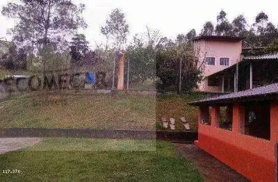 Chácara para venda em suzano, clube dos oficiais, 2 dormitórios, 1 suíte, 2 banheiros, 3 vagas