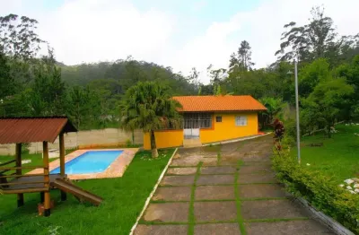 Chácara para venda em ribeirão pires, casa vermelha, 2 dormitórios, 1 suíte, 2 banheiros, 12 vagas