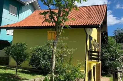 Casa semimobiliada, 03 dormitórios em nova petrópolis - rs