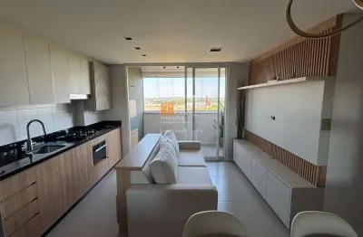 Apartamento mobiliado, 02 dormitório, bairro villagio iguatemi em caxias do sul - rs