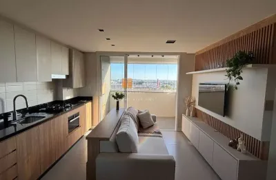 Apartamento mobiliado, 02 dormitório, bairro villagio iguatemi em caxias do sul - rs