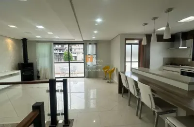 Cobertura duplex mobiliada, 03 dormitórios, bairro petrópolis em caxias do sul - rs