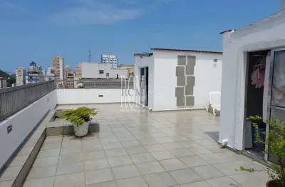 Cobertura com 3 quartos, centro, são vicente - r$ 800 mil, cod: 93767