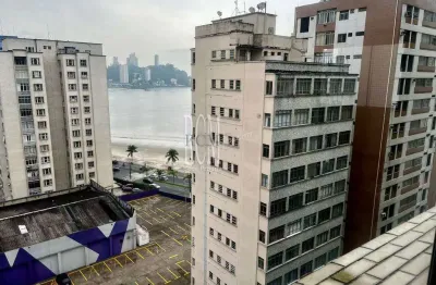 Cobertura com 2 quartos, centro, são vicente - r$ 420 mil, cod: 94511