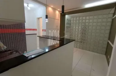 Sala living com 1 quarto, boqueirão, santos, cod: 9191