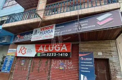 Ponto comercial para alugar na Rua Frei Gaspar, Centro, São Vicente