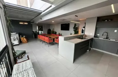 Linda cobertura pronta para morar, 167 metros, 2 suites, 3 vagas fl34