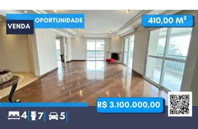 Apartamento vila suzana próximo ao graded school 401 metros 4 suites 5 vagas