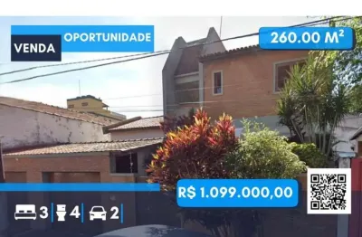 Sobrado com 260m² - 3 quartos à venda -- vila universitária