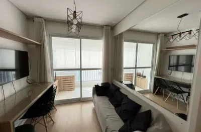 Apartamento mobiliado  varanda ar condicionado no metro butantã fl48