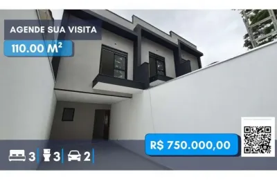 Sobrado zero km com 3 quartos à venda, 110m² - jardim bonfiglioli