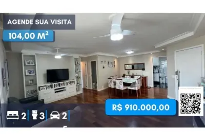 Apartamento com 104m² 2 quartos(2suítes) amplo, lazer - espaço raposo - butantã